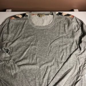Burberry Shoulder Pattern Sweater